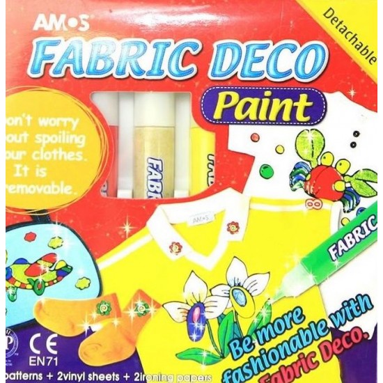 Krāsas audumam AMOS Fabric Paint FRD10P6