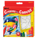 Kanvas krītiņi (6 krāsas) “Delfīns” Amos Crayons For Canvas CRX5P6CV-D