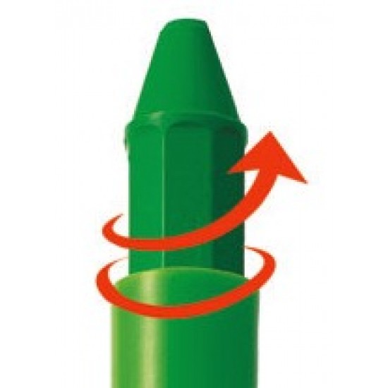 Kanvas krītiņi (6 krāsas) “Delfīns” Amos Crayons For Canvas CRX5P6CV-D
