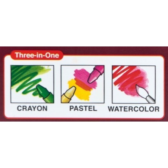 Kanvas krītiņi (6 krāsas) “Delfīns” Amos Crayons For Canvas CRX5P6CV-D