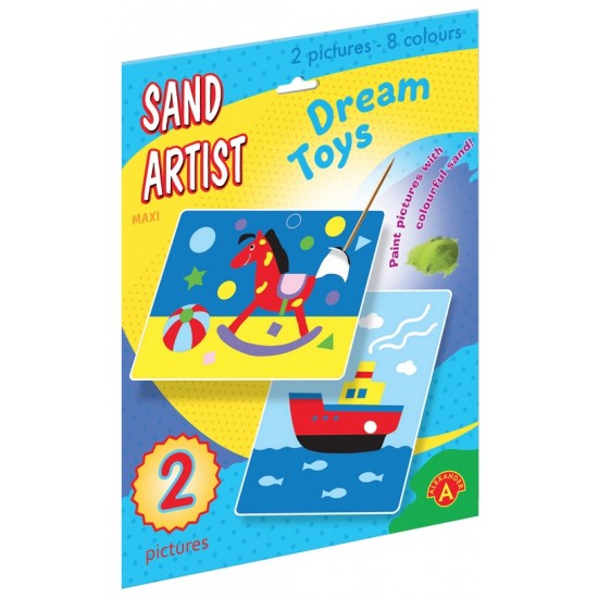 Veidošanas komplekts „SMILŠU MĀKSLINIEKS” Alexander Sand Artist (A4) - Dream Toys 1302