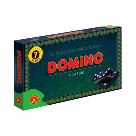 Galda spēle domino Alexander Domino Classic Imperial Black 1361
