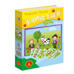 Spēle ar magnētiem Alexander Magnetic Puzzle Farm Life 1374