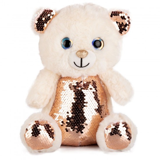 Mīksta rotaļlieta lācis Amek Bear with Sequins 10175