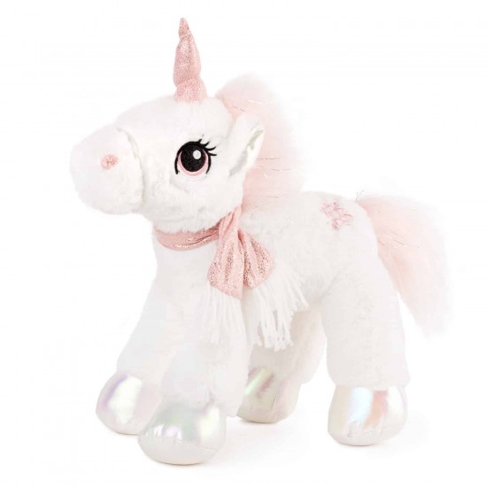 Mīksta rotaļlieta vienradzis Amek Unicorn with pink scarf 10834
