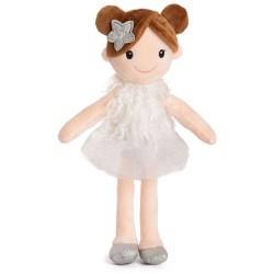 Mīksta rotaļlieta lelle Amek Doll with White Dress 11248