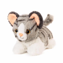 Mīksta rotaļlieta kaķis Amek Lying Cat Grey 11300