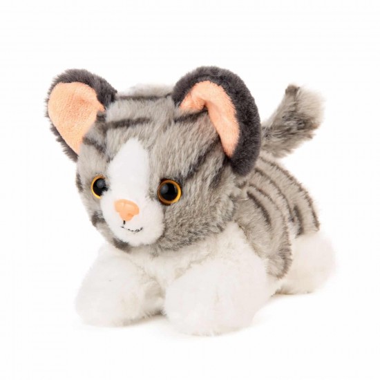 Mīksta rotaļlieta kaķis Amek Lying Cat Grey 11300