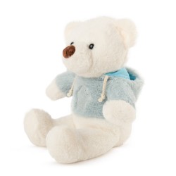 Mīksta rotaļlieta lācis Amek Teddy Bear White with Blue Jumper 13114