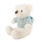 Mīksta rotaļlieta lācis Amek Teddy Bear White with Blue Jumper 13114