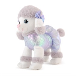 Mīksta rotaļlieta suns Amek Dog Poodle Light Grey 13206