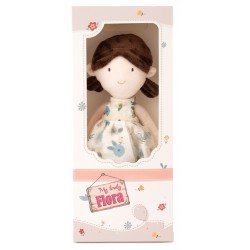 Mīksta rotaļlieta lelle Amek Doll Flora Brown 42016