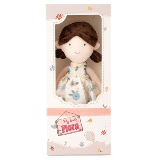 Mīksta rotaļlieta lelle Amek Doll Flora Brown 42016