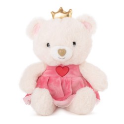 Mīksta rotaļlieta lācis Amek Teddy Bear Girl with Dress & Crown 60116