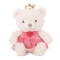 Mīksta rotaļlieta lācis Amek Teddy Bear Girl with Dress & Crown 60116