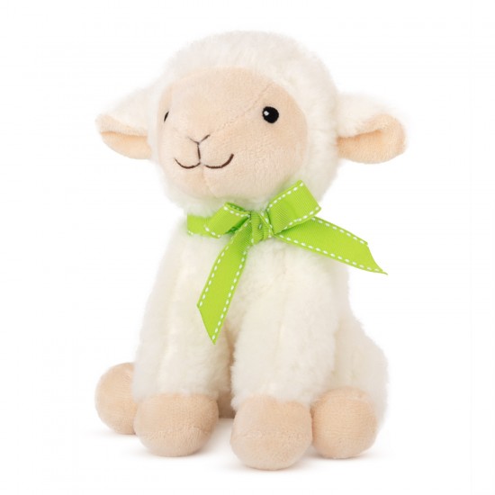 Mīksta rotaļlieta aita Amek Sheep with green Ribbon 60800