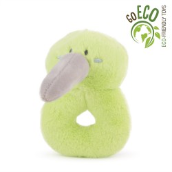 Mīksta rotaļlieta ar grabuli kivi putns Amek Eco Kiwi Holder with Rattle 61207