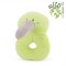 Mīksta rotaļlieta ar grabuli kivi putns Amek Eco Kiwi Holder with Rattle 61207