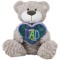 Mīksta rotaļlieta lācis dāvana tēvam Amek Bear with Heart “DAD“ 70151