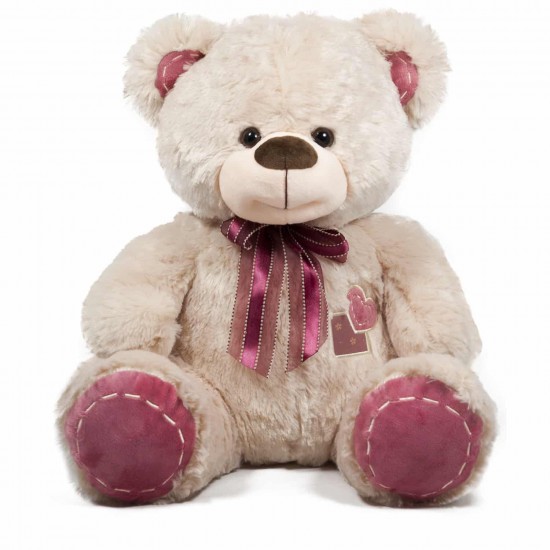 Mīksta rotaļlieta lācis Amek Teddy Bear with Heart Beige 70152
