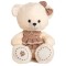 Mīksta rotaļlieta lācis Amek Teddy Bear Girl with Brown Dress 70178
