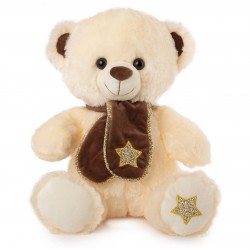 Mīksta rotaļlieta lācis Amek Teddy Bear with Brown Scarf 70193