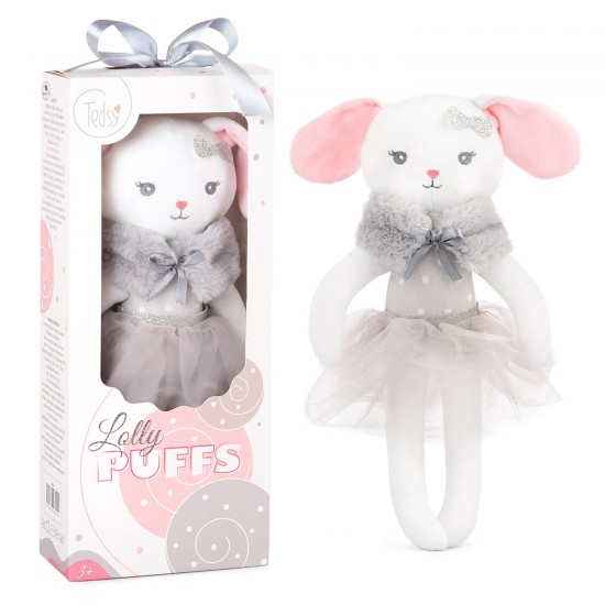 Mīksta rotaļlieta lelle zaķīte Amek Lolly Puffs Bunny Doll 98001 