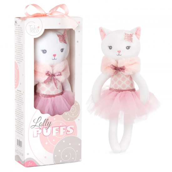 Mīksta rotaļlieta lelle kaķenīte Amek Lolly Puffs Kitty Doll 98002 