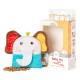 Terapeitiskā rotaļlieta sildīšanas spilventiņš/aukstums zilonis Amek Baby Toy Elephant with Cherry Pits 98402