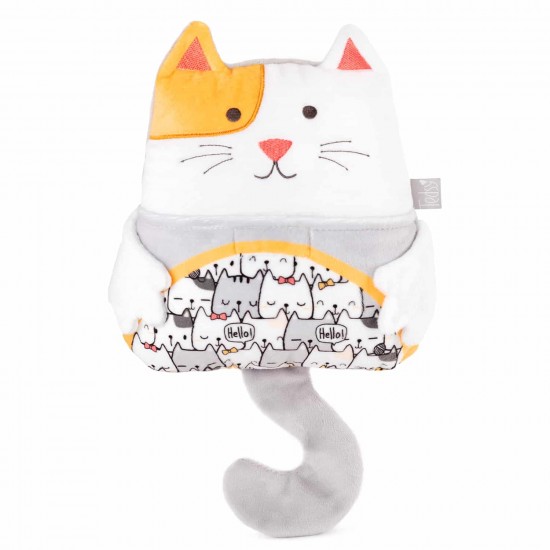 Terapeitiskā rotaļlieta sildīšanas spilventiņš/aukstums kaķis Amek Baby Toy Kitty with Cherry Pits 98403