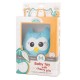Terapeitiskā rotaļlieta sildīšanas spilventiņš/aukstums pūce Amek Baby Toy Owl with Cherry Pits Blue 98404