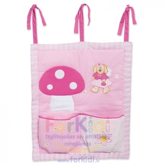 Gultas piederumu organaizers Artesania Beatriz PINK/BLUE 4238