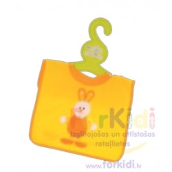 Barošanas priekšautiņš Artesania Beatriz Orange Rabbit 6154