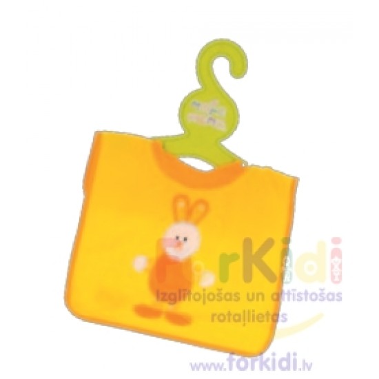 Barošanas priekšautiņš Artesania Beatriz Orange Rabbit 6154