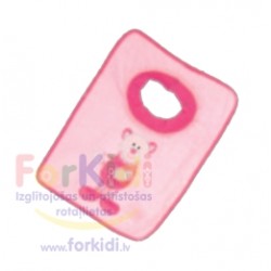 Barošanas priekšautiņš Artesania Beatriz Pink Cat 6154