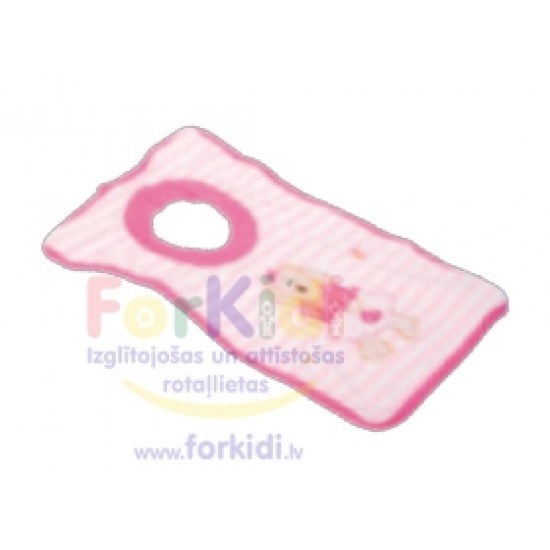 Barošanas priekšautiņš Artesania Beatriz Pink Dog 6154