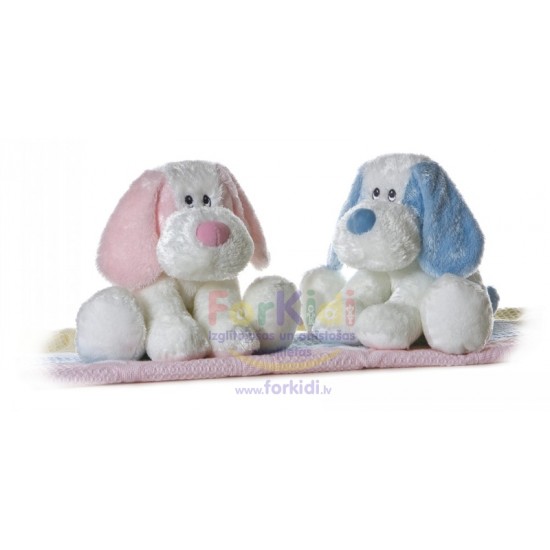 Mīksta rotaļlieta ar grabuli Aurora Baby Dog Rattles 73564