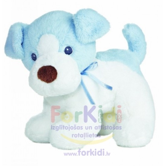 Mīksta rotaļlieta ar pīkstuli Aurora Baby Dog Blue 73668