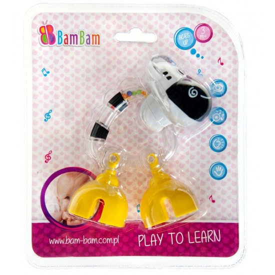 Grabulis - zobgrauznis Bam Bam Rattle Zebra 359896
