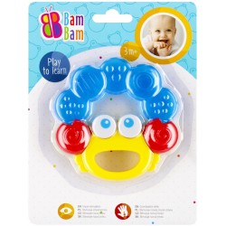Zobgrauznis - kožamā rotaļlieta Bam Bam Teether Crab 359920