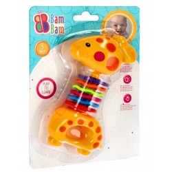 Grabulis - zobgrauznis Bam Bam Rattle Giraffe 359926