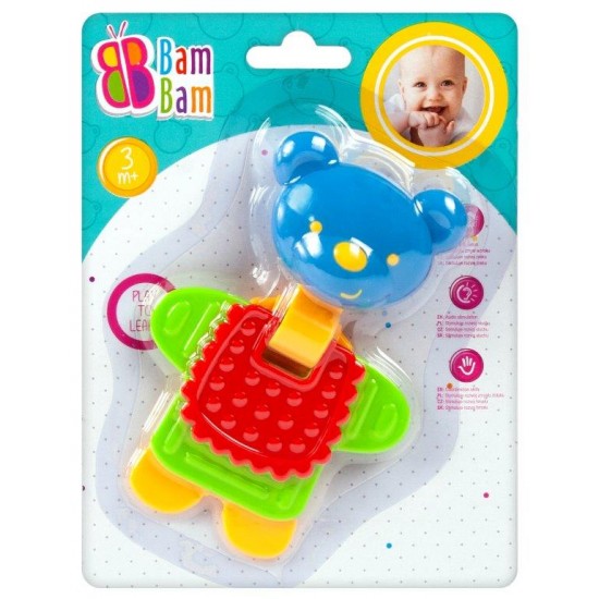 Grabulis - zobgrauznis Bam Bam Rattle Bear 359928