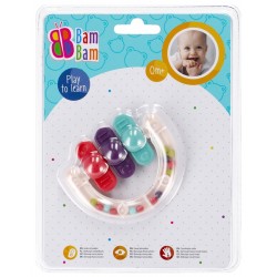 Grabulis - zobgrauznis Bam Bam Rattle Teether Shapes 414251