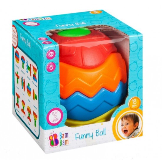 Attīstoša rotaļlieta bumba Bam Bam Funny Ball Puzzle 428981
