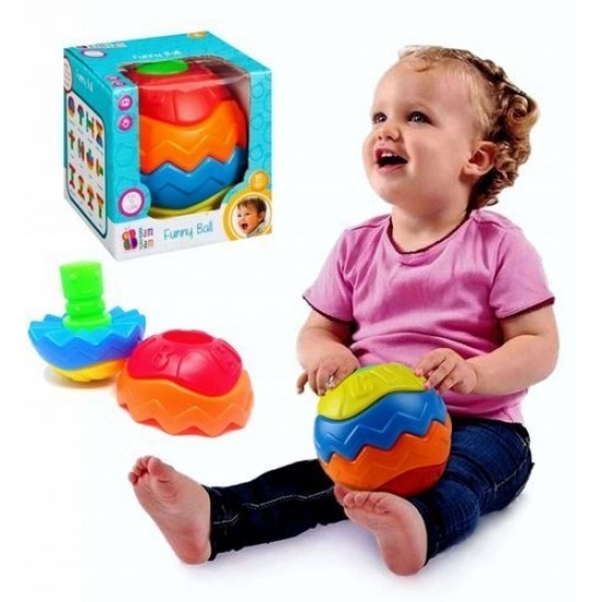 Attīstoša rotaļlieta bumba Bam Bam Funny Ball Puzzle 428981