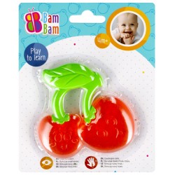 Zobgrauznis - kožamā rotaļlieta Bam Bam Teether Cherry 430927
