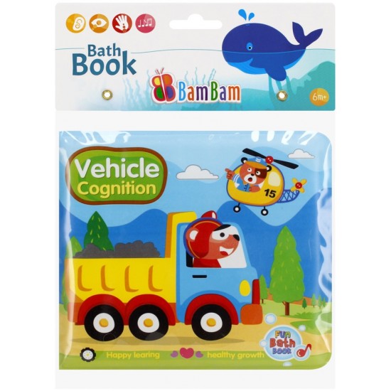 Vannas komplekts grāmata Bam Bam Bath Book Vehicle 432481