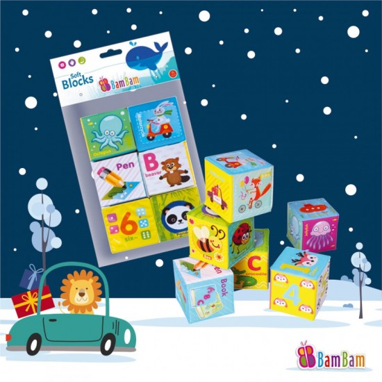 Kluči 6 gab. Bam Bam Soft Blocks 6 pcs 432485