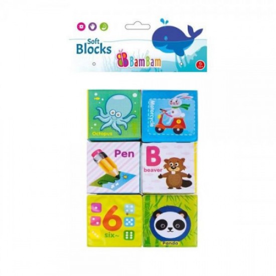 Kluči 6 gab. Bam Bam Soft Blocks 6 pcs 432485