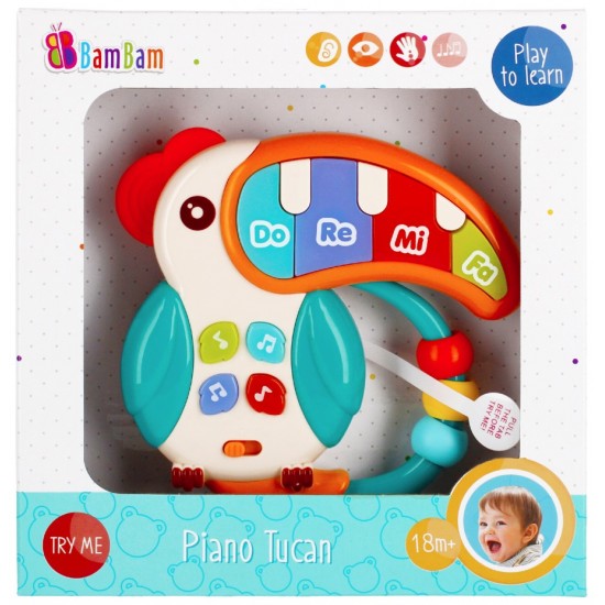 Mūzikala rotaļlieta Bam Bam Piano Tucan 475300